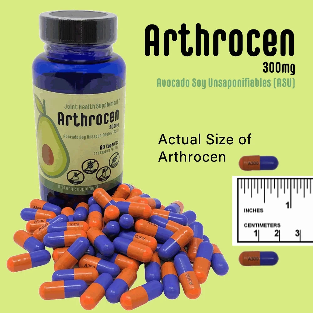 Joint Health Supplement, 300Mg Avocado Soy Unsaponifiables, 60 Capsules, One Capsule per Day, Bone Strength Supplements