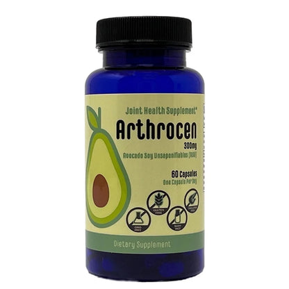 Joint Health Supplement, 300Mg Avocado Soy Unsaponifiables, 60 Capsules, One Capsule per Day, Bone Strength Supplements
